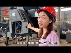 SAE 승인 100미터 콘크리트 믹서 및 건설용 펌핑 머신
