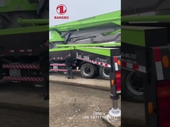 ISO90001 승인을 받은 110 M3/H 중고 콘크리트 펌프 트럭 3축