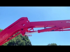 38m Isuzu 중고용 펌프 트럭 푸츠마이스터 사용 된 3 축 Isuzu 시멘트 펌프 트럭