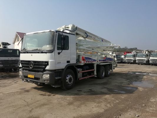 트럭 콘크리트 펌프 값이 싼 줌리언 37m 벤츠는 콘크리트 펌프 트럭을 사용했습니다