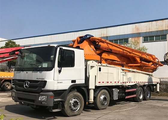 수송을 위한 49 미터 ACTROS 4141에 의하여 사용되는 구체 펌프 트럭