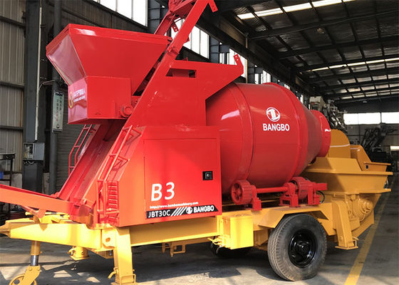 건설을 위한 SAE 승인 100 미터 구체 믹서 및 펌핑 기계
