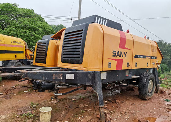 ISO90001 16MPa는 구체 트레일러 펌프, 정지되는 구체 펌프 디젤 엔진을 사용했습니다