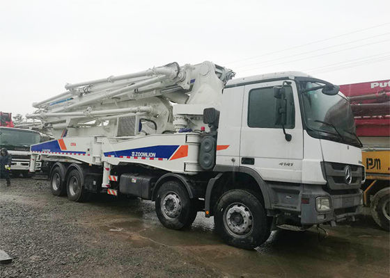 Zoomlion 300KW 50m 사용된 트럭 구체 펌프 반대로 진동 정확한 포지셔닝