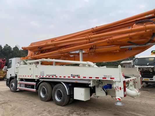 6x4 49m 붐 디젤 엔진은 시멘트 펌프 트럭을 사용했습니다