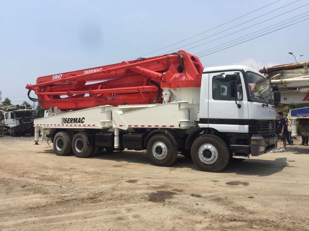 높은 작용 분명한 이동 소방펌프 세맥 47m 벤츠는 콘크리트 펌프 트럭을 사용했습니다