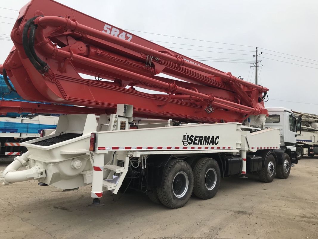 높은 작용 분명한 이동 소방펌프 세맥 47m 벤츠는 콘크리트 펌프 트럭을 사용했습니다