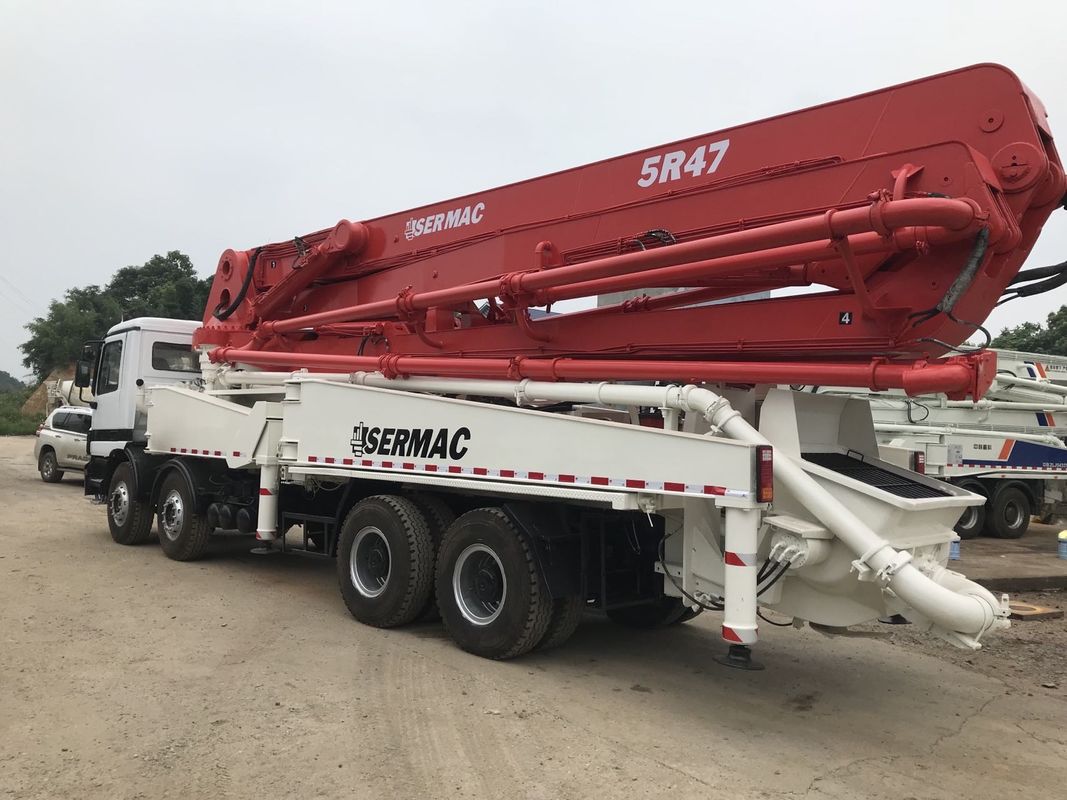 높은 작용 분명한 이동 소방펌프 세맥 47m 벤츠는 콘크리트 펌프 트럭을 사용했습니다