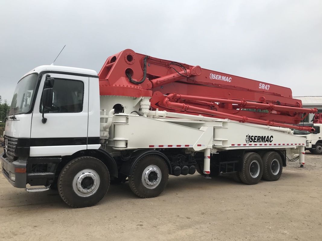 높은 작용 분명한 이동 소방펌프 세맥 47m 벤츠는 콘크리트 펌프 트럭을 사용했습니다