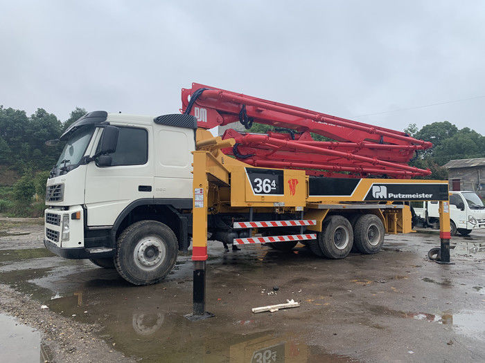 푸츠마이스터 볼보 콘크리트 펌프 트럭 36M 전문적 유지