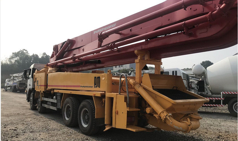 높은 작용 분명한 이동 소방펌프 푸츠마이스터 42M 볼보는 사용했습니다