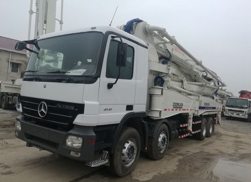 줌리언 붐 펌프 트럭 50 Ｍ 벤츠 사용 콘크리트 펌프 트럭 300 Kw