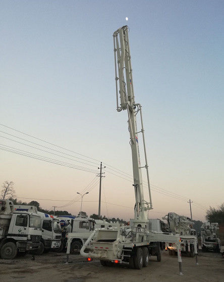 OM501LA 트럭 콘크리트 펌프 줌리언 37m 벤츠 사용 콘크리트 펌프 트럭