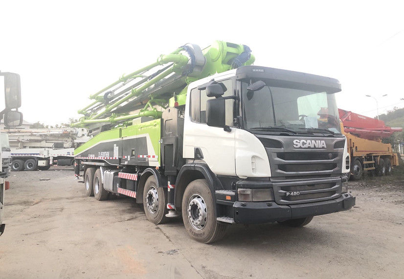 줌리언 스코네 사용 콘크리트 펌프 트럭 56m 170 M3/H 85 철근