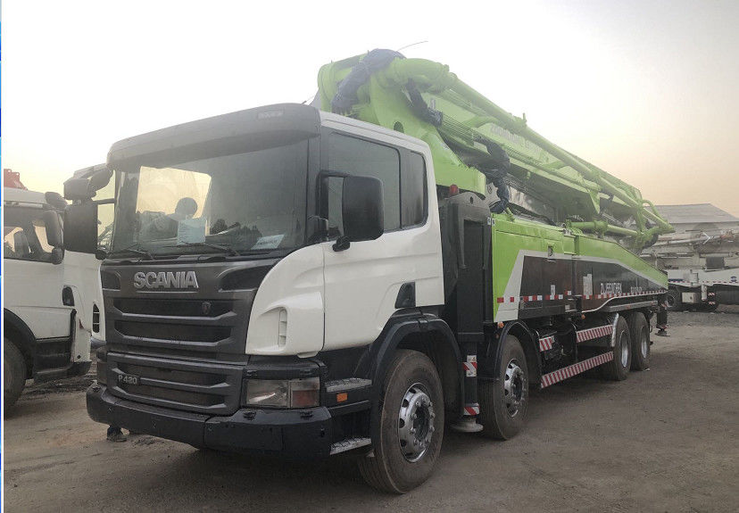 줌리언 스코네 사용 콘크리트 펌프 트럭 56m 170 M3/H 85 철근