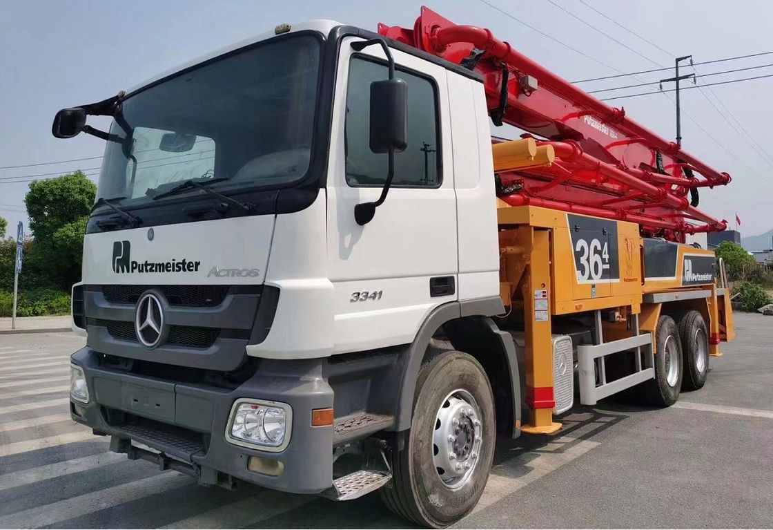 트럭은 콘크리트 펌프 트럭 콘크리트 펌프 사용 콘크리트 펌프 트럭을 탑재했습니다