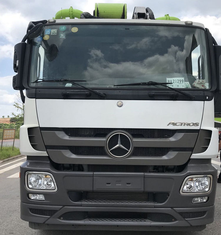 작은 콘크리트 펌프 트럭트럭 콘크리트 펌프는 콘크리트 펌프 트럭을 사용했습니다