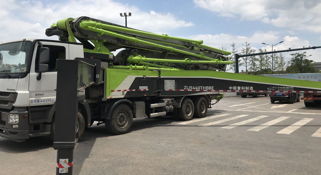 작은 콘크리트 펌프 트럭트럭 콘크리트 펌프는 콘크리트 펌프 트럭을 사용했습니다