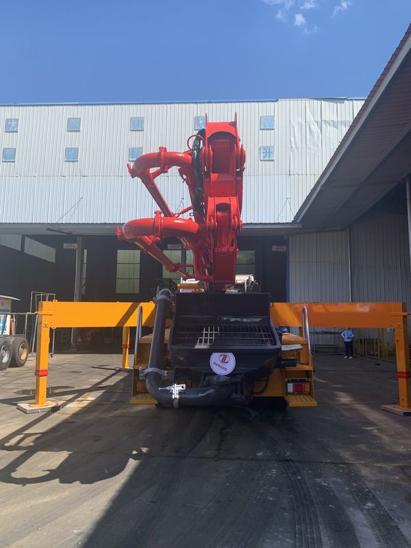 건설 기계 2012년 푸츠마이스터 38m 베톤 펌프 콘크리트 압송 사용 콘크리트 펌프 트럭