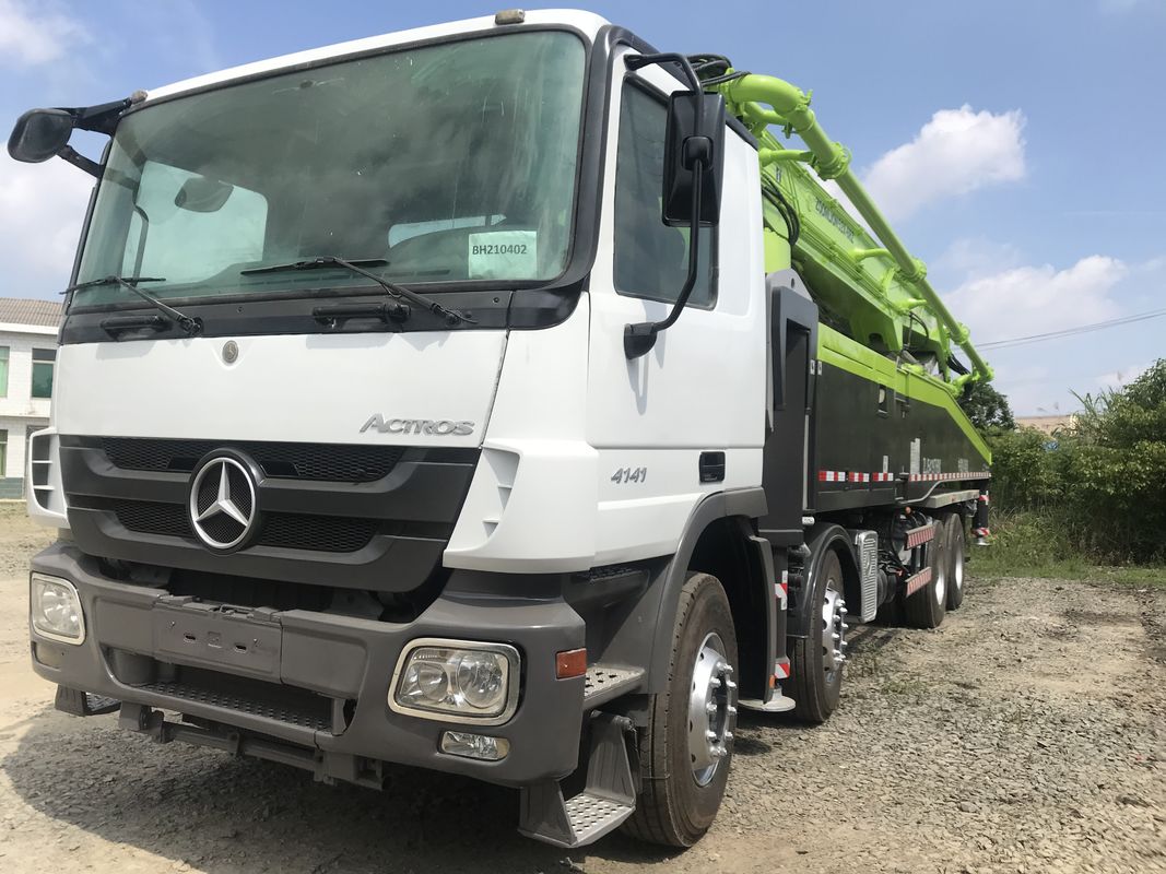 52m 붐이 있는 중고 콘크리트 펌프 트럭