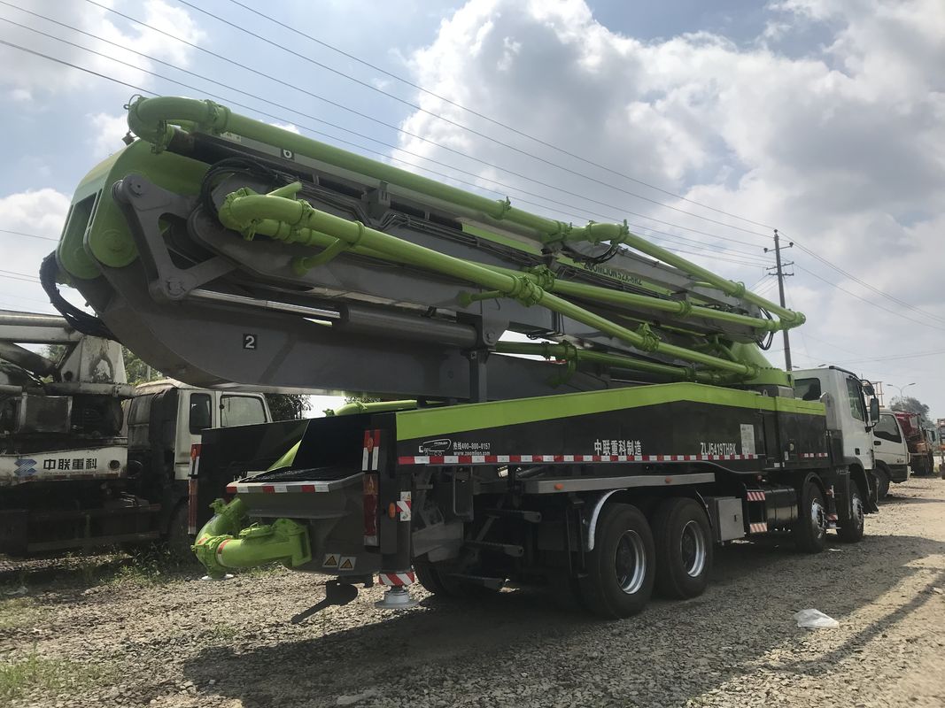 52m 붐이 있는 중고 콘크리트 펌프 트럭