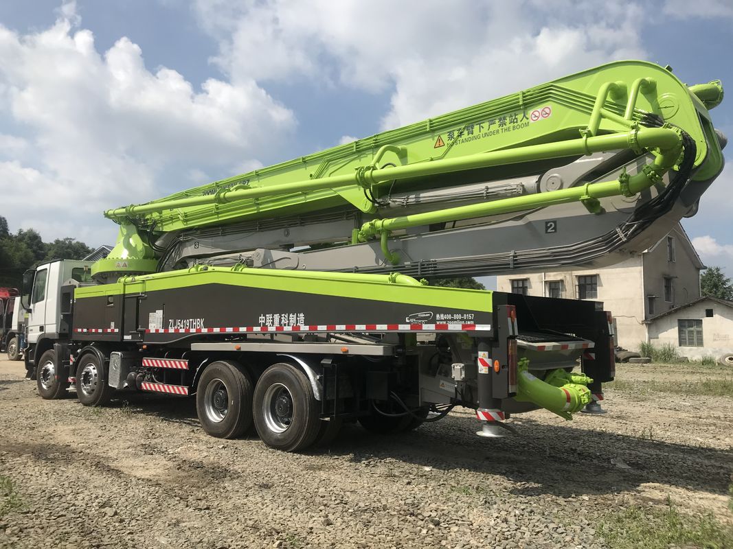 52m 붐이 있는 중고 콘크리트 펌프 트럭