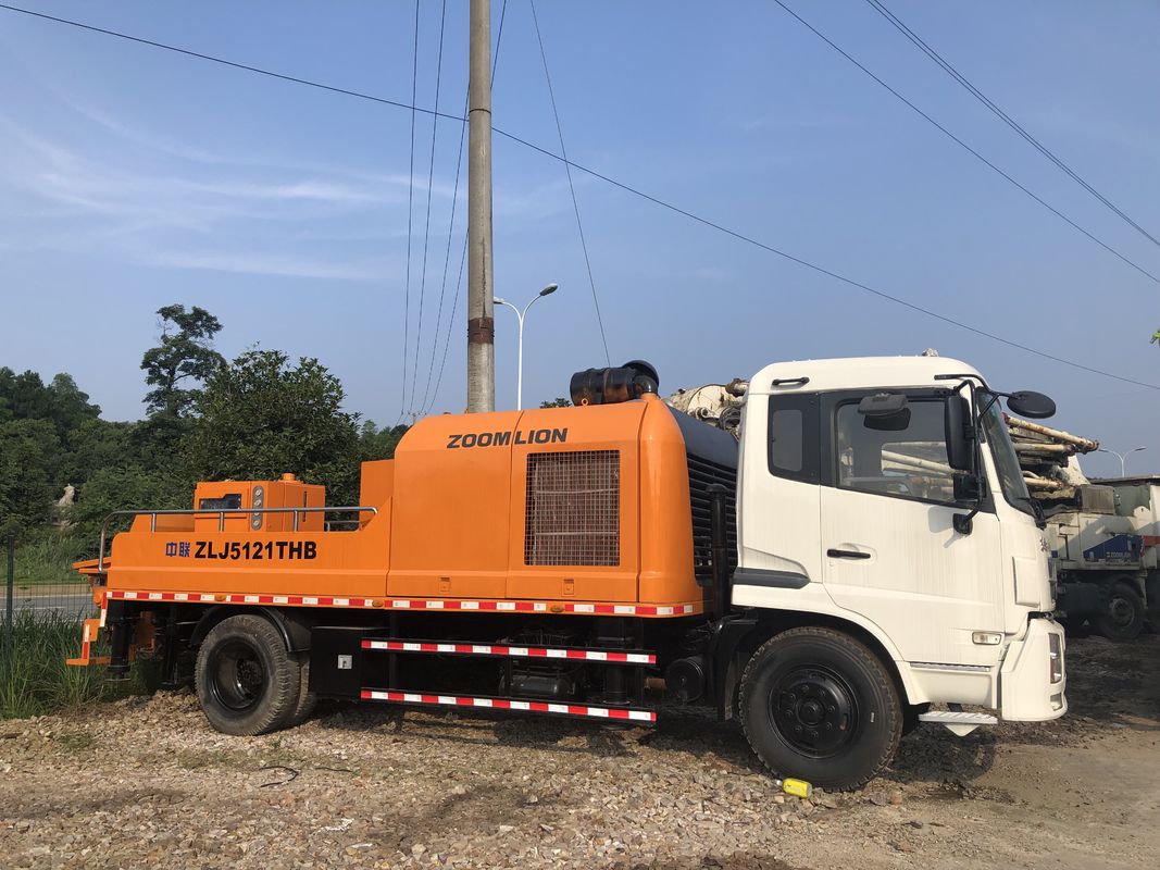 90CBM 중고 콘크리트 트레일러 펌프