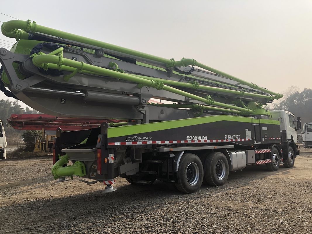 사용된 Scania P420 붐 구체 트럭, 사용된 건설장비 180m3/H