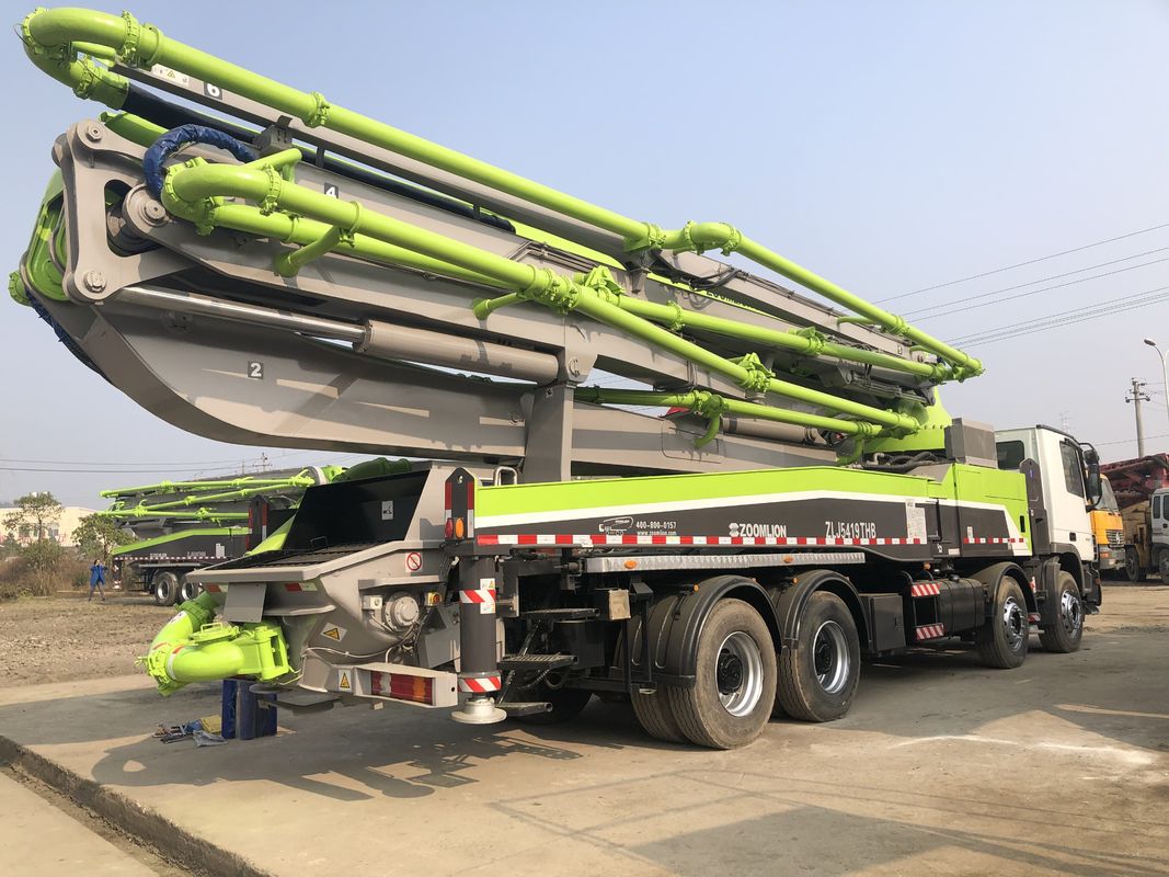 180m3/H 50M 사용된 트럭 구체 펌프, 원격 제어 구체 펌프 Actros 4141