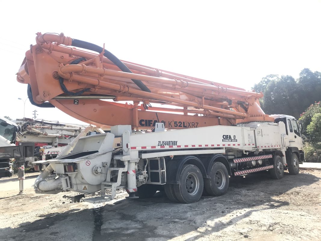 구체적인 전송을 위한 48m 160m3/H 시멘트 펌프 트럭 넓은 작업 범위