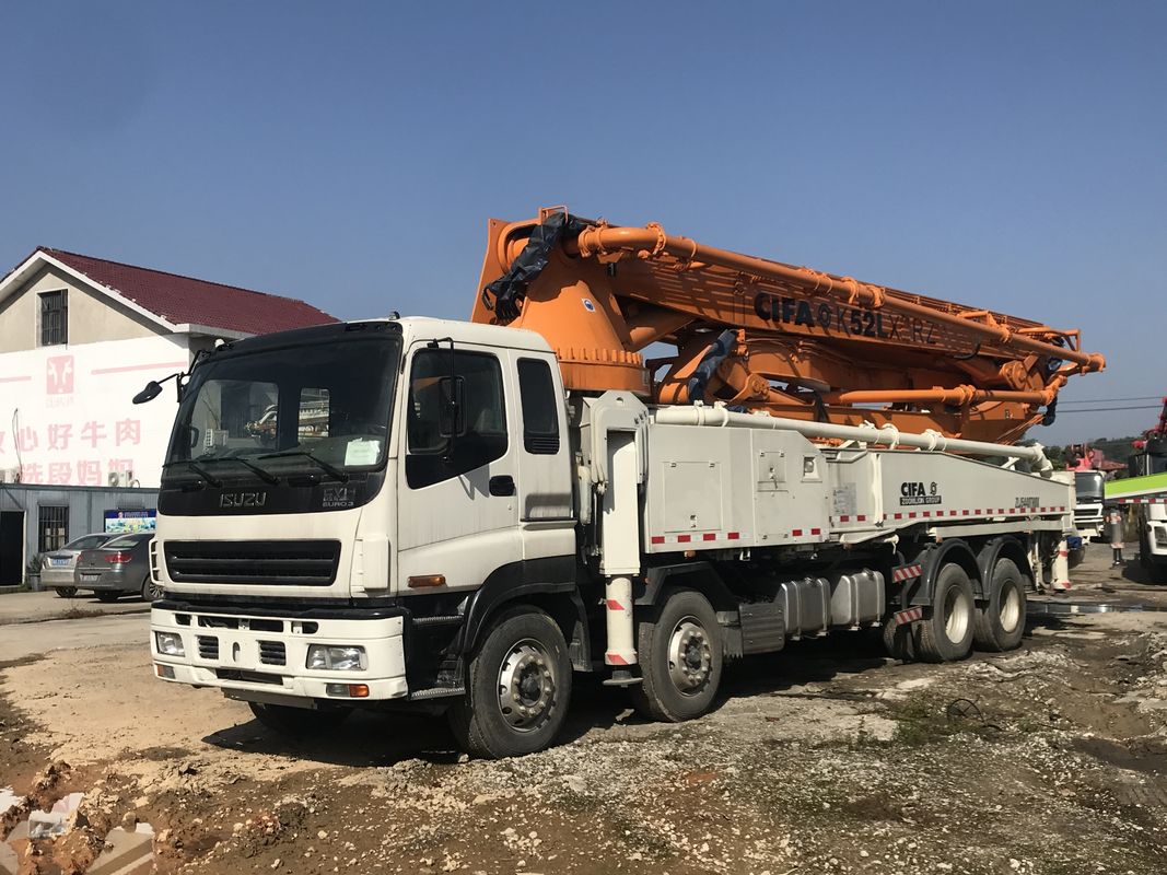 구체적인 전송을 위한 48m 160m3/H 시멘트 펌프 트럭 넓은 작업 범위