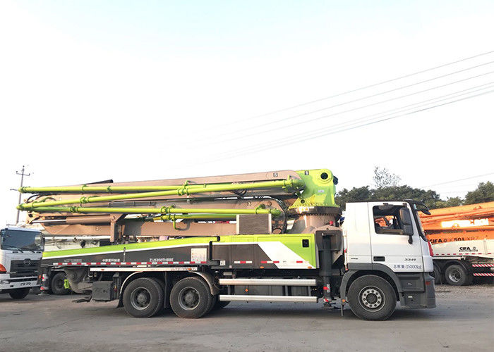 재생산된 47m 사용된 구체 펌프 트럭 넓은 작업 범위 내구재