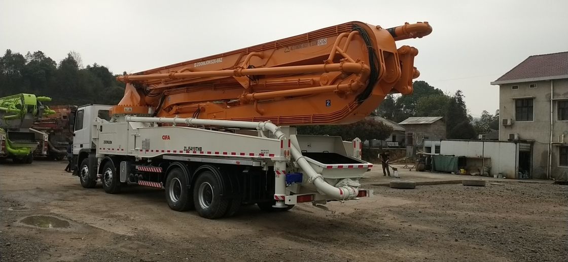 ZLJ5419THB 50m는 구체 펌프 트럭, Zoomlion 트럭 우수한 상태를 사용했습니다