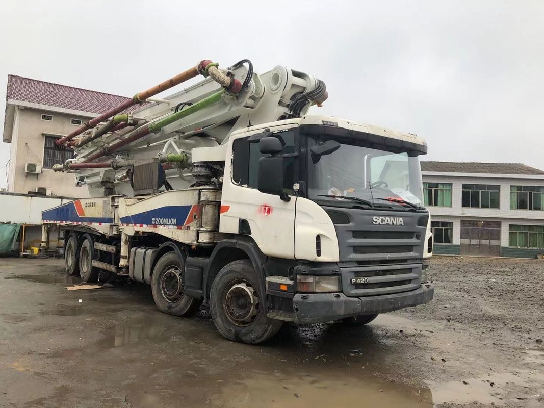 56m 309KW는 구체적인 펌프 트럭 높은 안전 구조 년 2010년 180m3/h를 사용했습니다