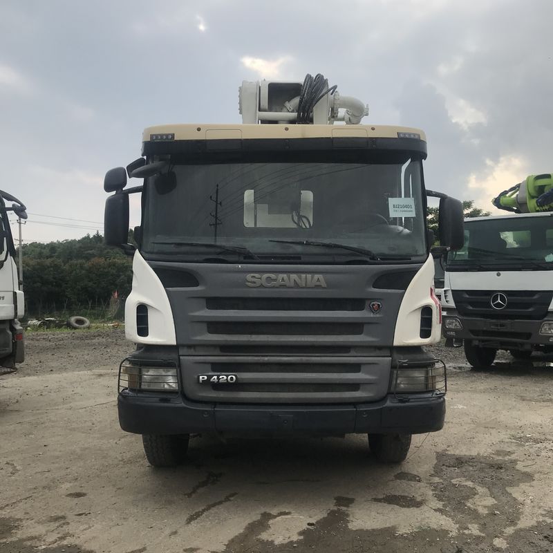 6개의 붐 단면도를 가진 170m3/H 50m 붐 구체 트럭