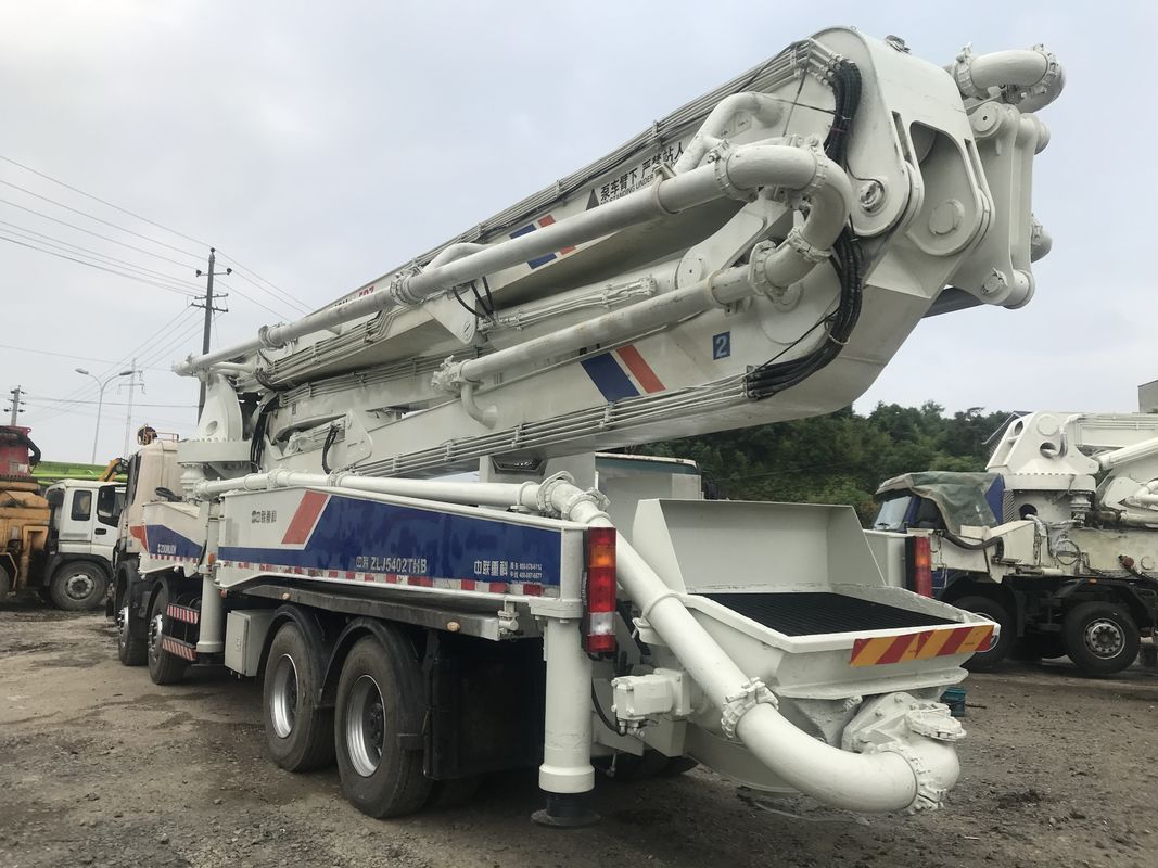 6개의 붐 단면도를 가진 170m3/H 50m 붐 구체 트럭