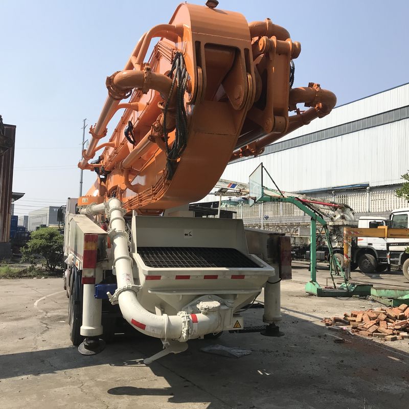 수송을 위한 49 미터 ACTROS 4141에 의하여 사용되는 구체 펌프 트럭