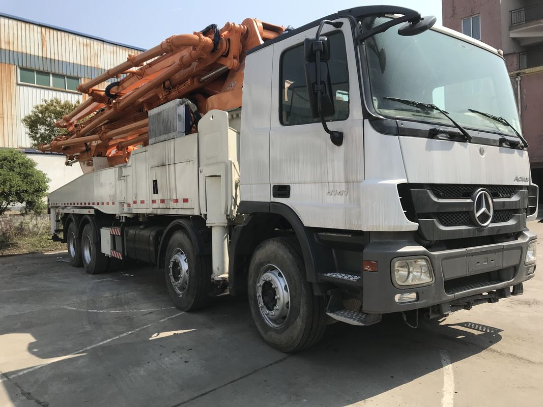 수송을 위한 49 미터 ACTROS 4141에 의하여 사용되는 구체 펌프 트럭