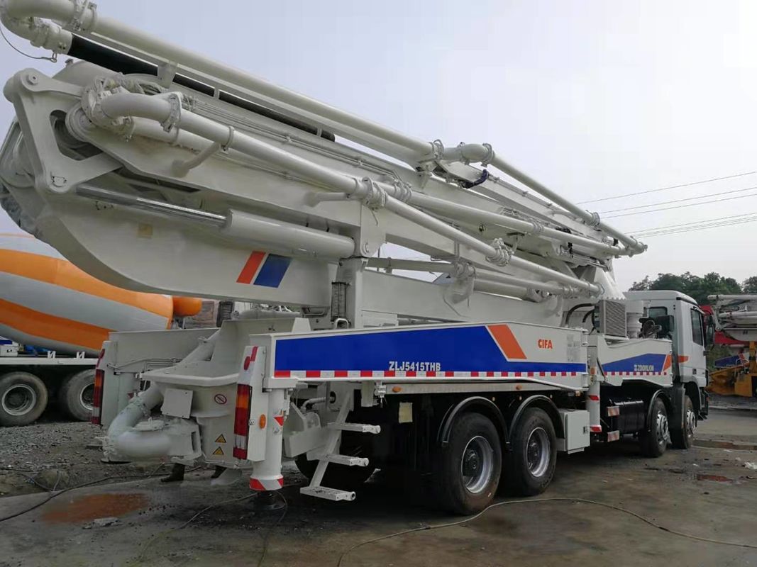 안전 구조를 가진 ISO90001에 의하여 증명되는 120m3/H 붐 구체 펌프 트럭