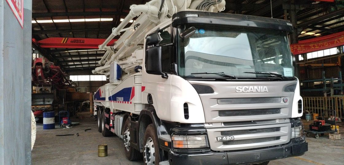 180m3/H 56m Zoomlion 트럭, 디젤 엔진을 가진 긴 붐 구체 펌프