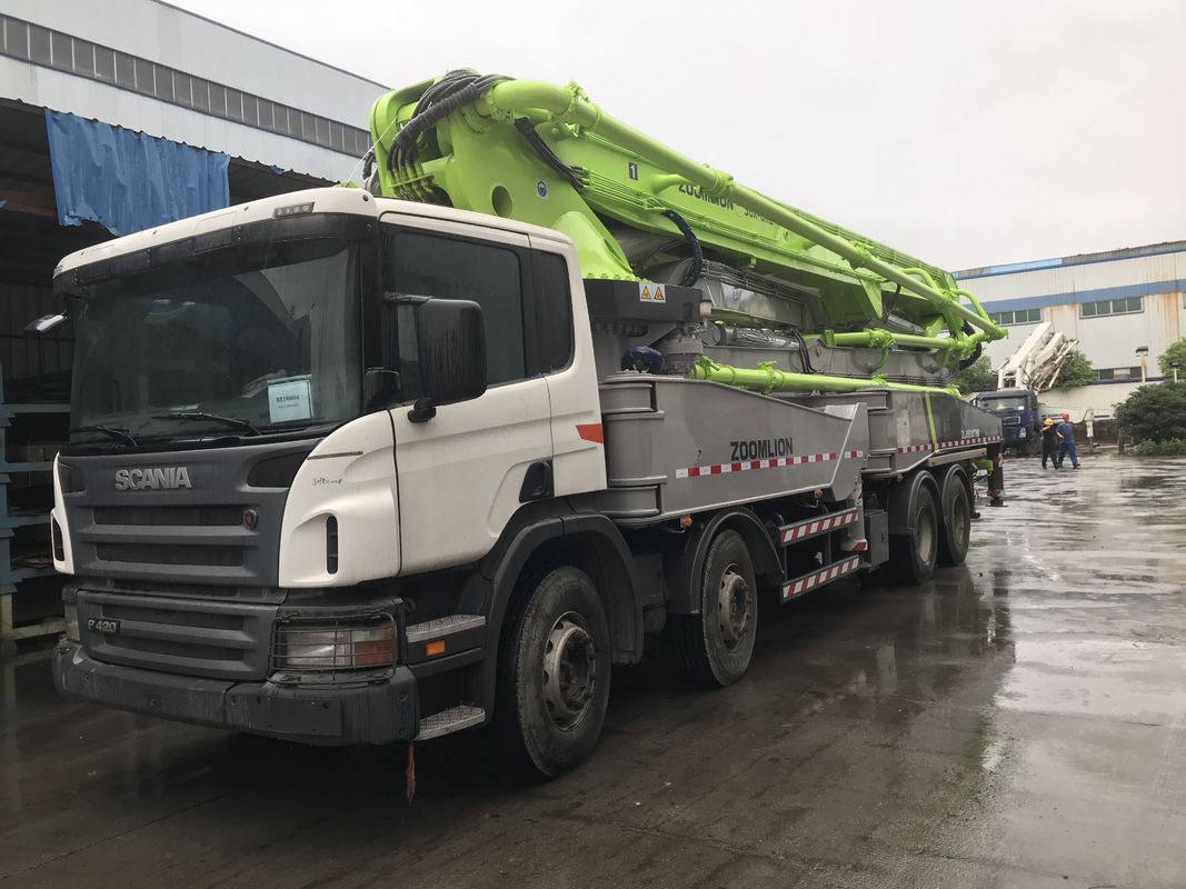 309KW 56m 구체 붐 펌프 트럭 고능률 유압 장치 170m3/H