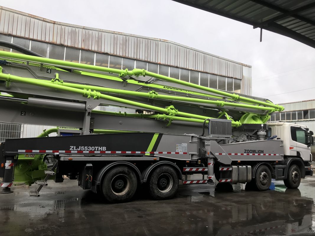 309KW 56m 구체 붐 펌프 트럭 고능률 유압 장치 170m3/H