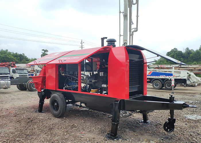 176kw 80m3/H 새로운 구체 펌프, 건축을 위한 디젤 엔진 구체 펌프