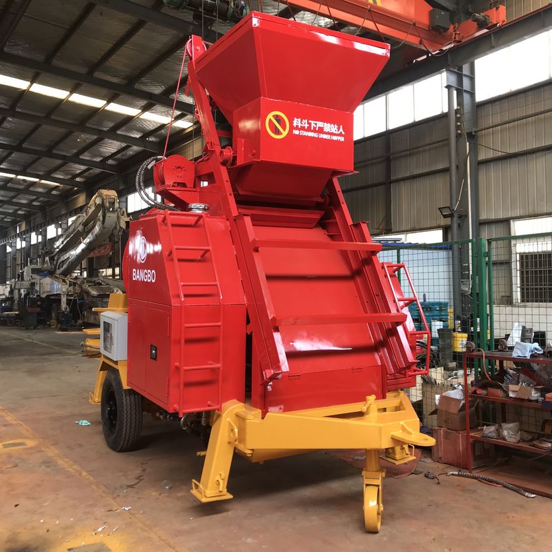 믹서 소형 높은 안전을 가진 40m3/H 100M 새로운 구체 펌프