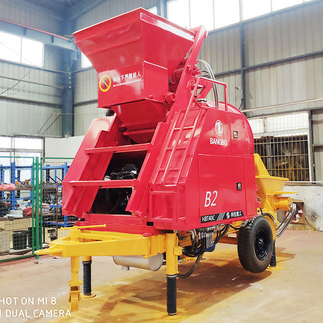 가동 가능한 100m 40CBM/H 시멘트 믹서 및 펌프 고능률