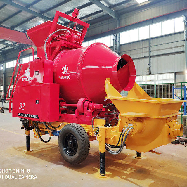 가동 가능한 100m 40CBM/H 시멘트 믹서 및 펌프 고능률