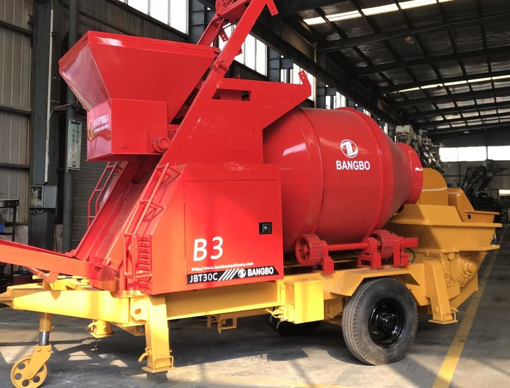 8Mpa 62kw 새로운 콘크리트 펌프 모바일 헤비 듀티 넓은 작업 범위