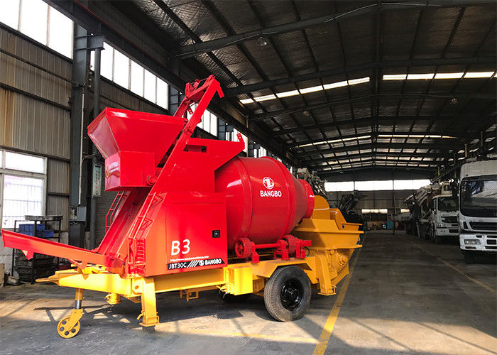 건설을 위한 SAE 승인 100 미터 구체 믹서 및 펌핑 기계
