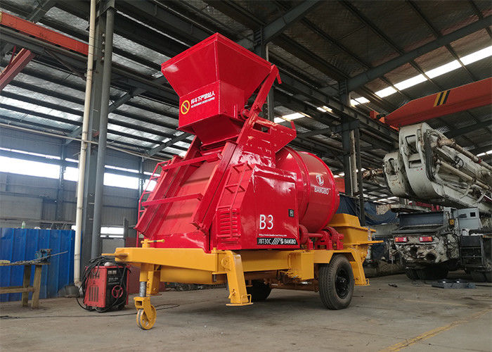 건설을 위한 SAE 승인 100 미터 구체 믹서 및 펌핑 기계