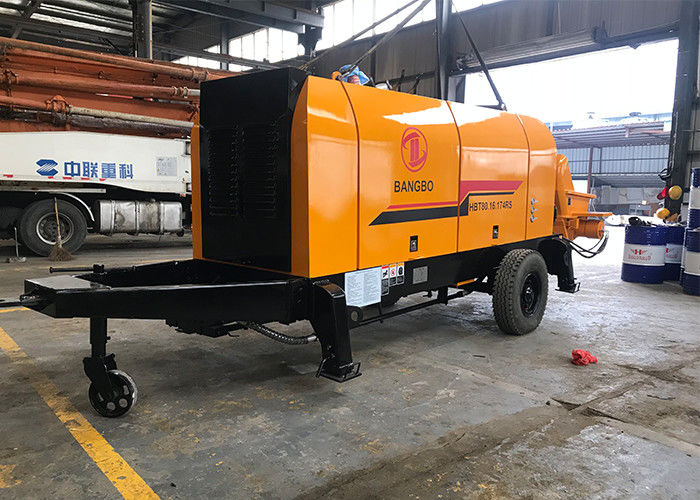 펌프, 정지되는 구체 펌프를 가진 80CBM/H 16MPa 소형 구체 믹서